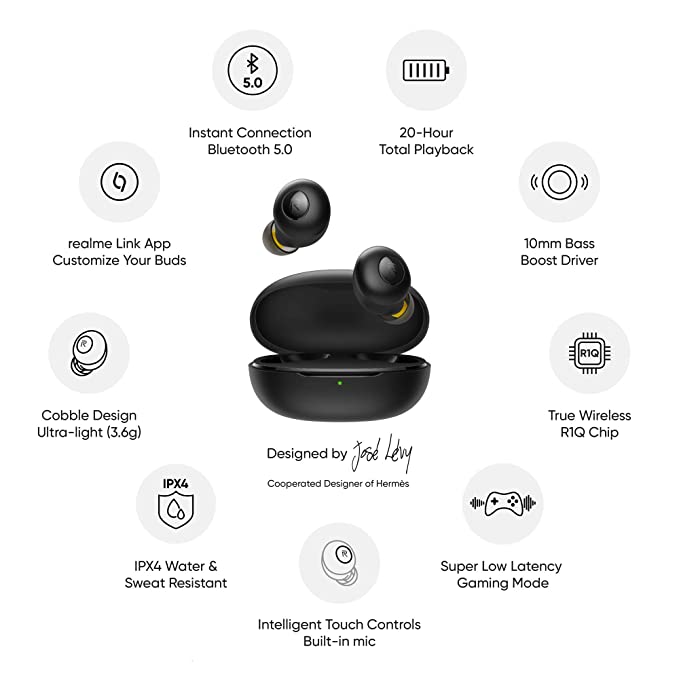 realme Buds Q (Bluetooth Truly Wireless in Ear Earbuds)